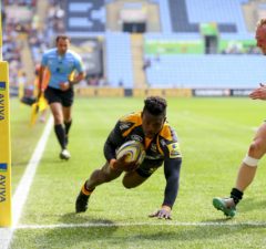 Christian Wade scores try for Wasps