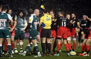 Leicester Tigers Dan Cole gets yellow carded