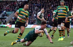 Freddie Burns scored two tries for the Tigers