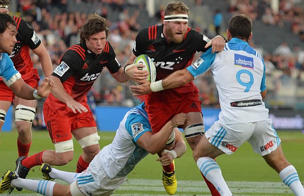 Kieran Read scored a try for the Crusader