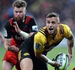 TJ Perenara scored a crucial try before half time.