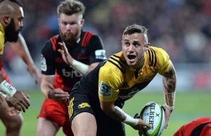TJ Perenara scored a crucial try before half time.