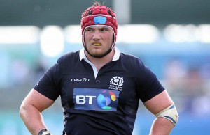 Zander Fagerson of Scotland looks on during the World Rugby U20 Championship