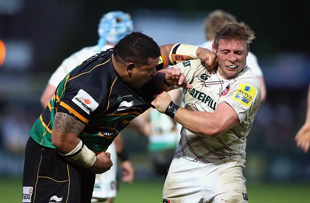 Salesi Ma'afu was involved in a punch up when he was Northampton Saints