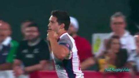 USA beat New Zealand in Dubai 7's Pool C | Rugby Video Highlights