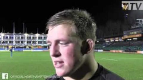 Northampton Saints' Alex Waller Reacts to Bath win | Rugby Video Highlights