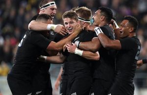Beauden Barrett has been named in the All Black starting line up