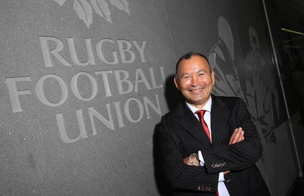 Eddie Jones, the new England Rugby head coach, poses