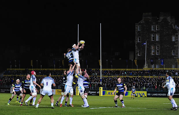 A general shot of the line out