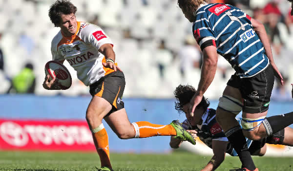 Sias Ebersohn is at flyhalf for the Free State Cheetahs