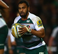 Telusa Veainu scored two tries for Leicester Tigers