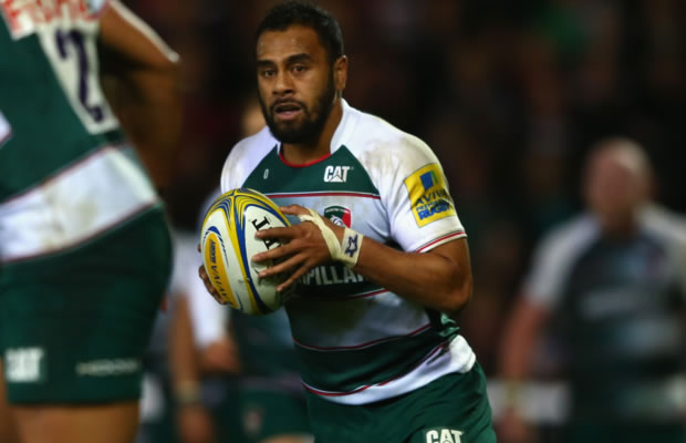 Telusa Veainu scored two tries for Leicester Tigers