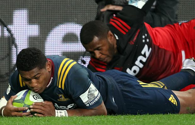 Waisake Naholo scored two tries for the HIghlanders