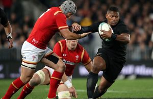 Waisake Naholo scored two tries for New Zealand