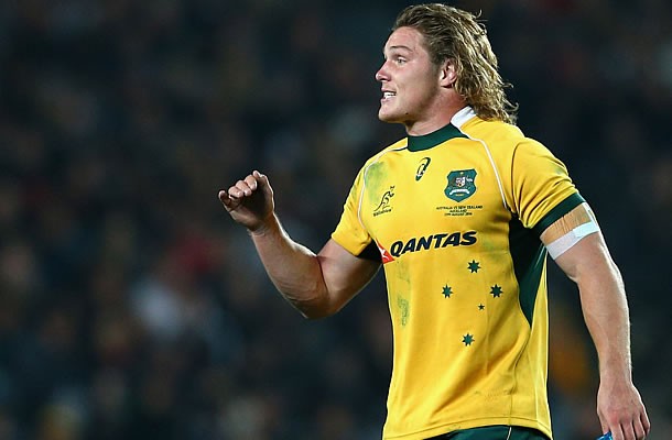 Michael Hooper has been banned for one week for his shoulder charge on Mike Brown