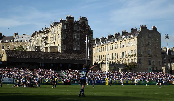 Bath host Exeter Chiefs at The Recreation Ground